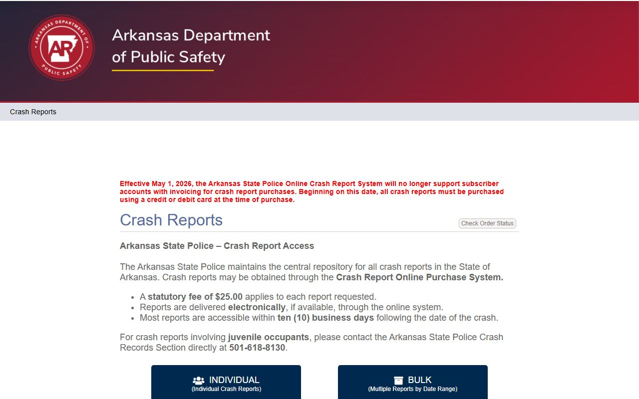 Fort Smith police records from crashreports.ark.org