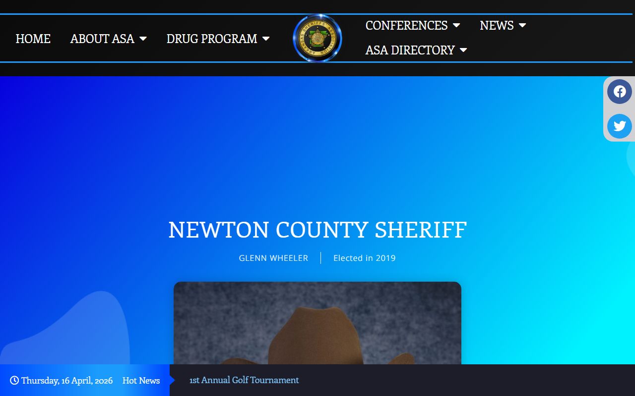 Newton County police records from arsheriffs.org/sheriffs/newton-county-sheriff