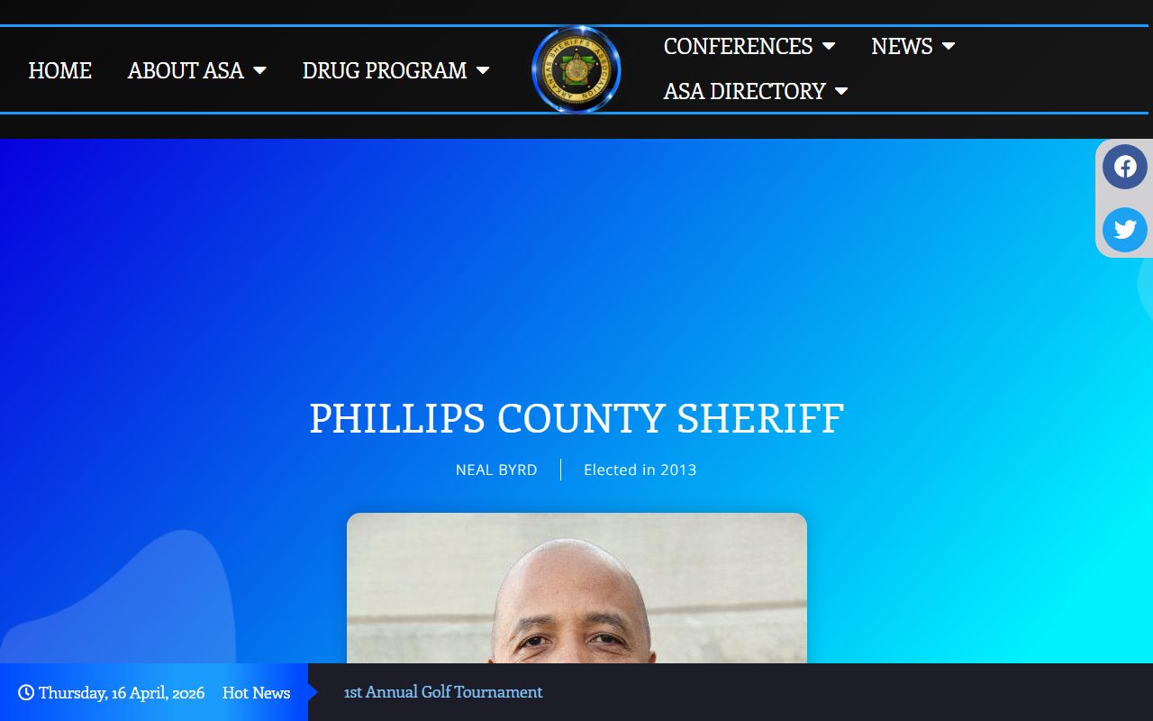 Phillips County police records from arsheriffs.org/sheriffs/phillips-county-sheriff