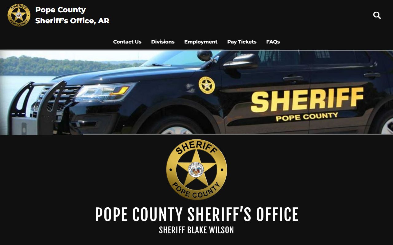 Pope County police records from www.popecoso.org