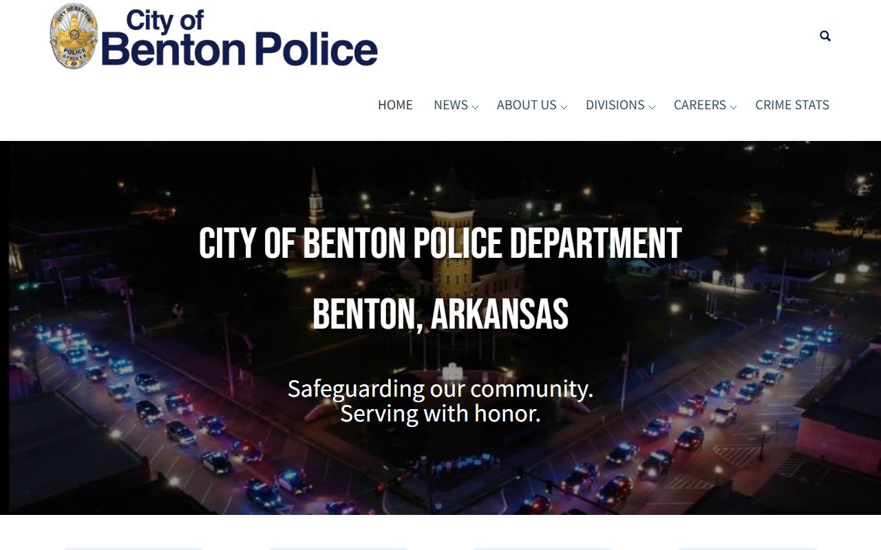 Saline County police records from bentonpolice.org
