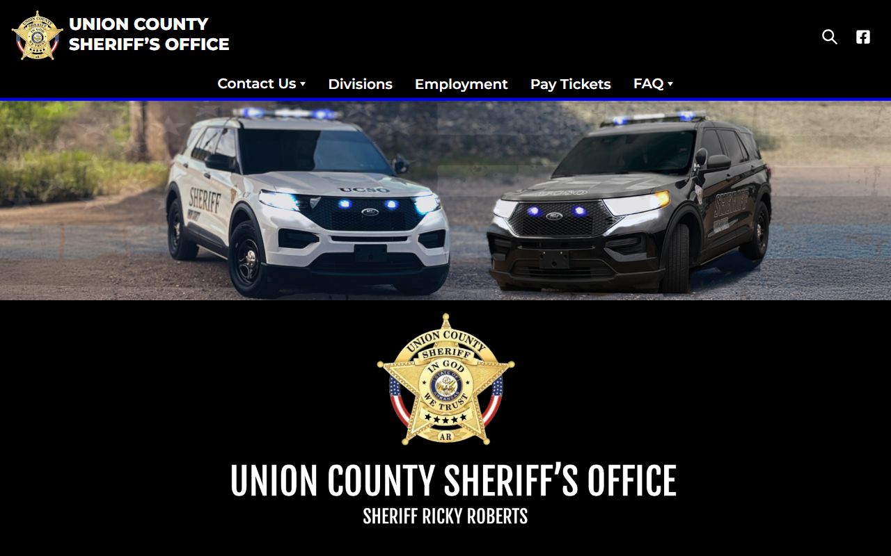 Union County police records from www.unioncountysheriff.net